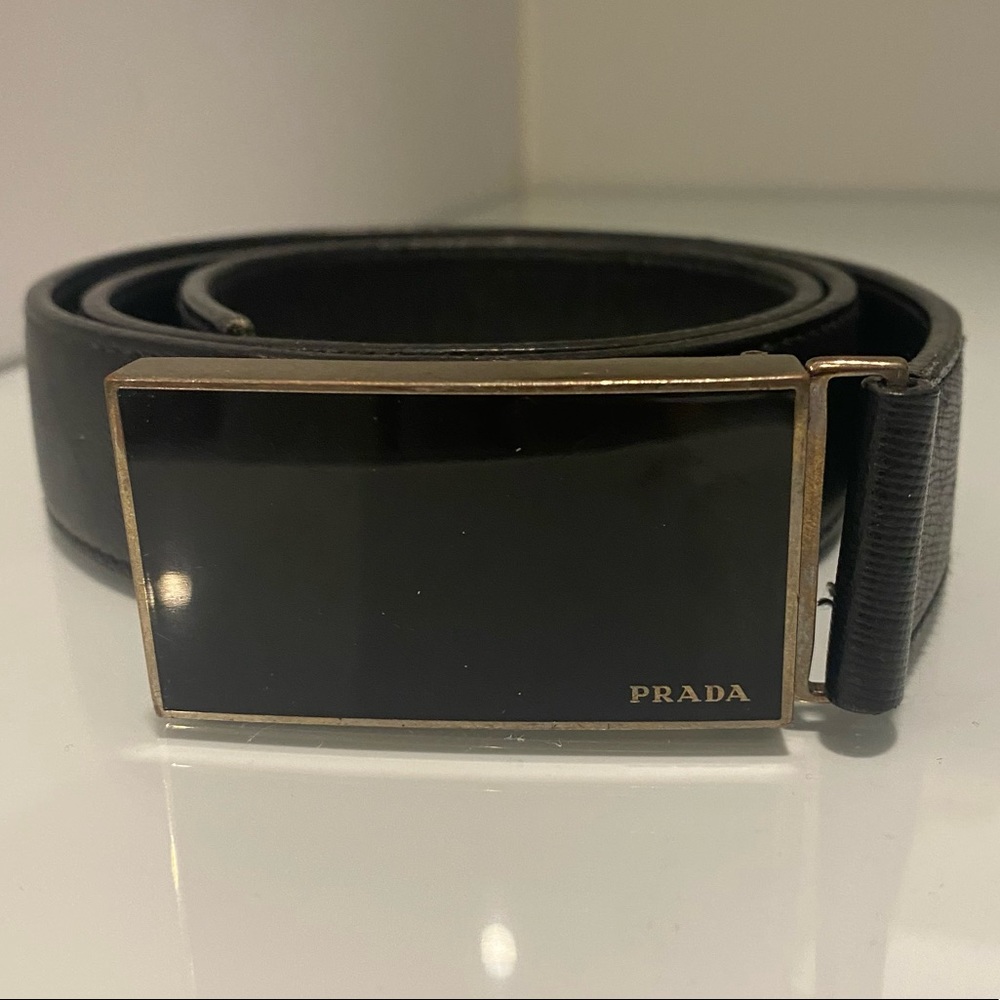Men’s Prada Black Belt